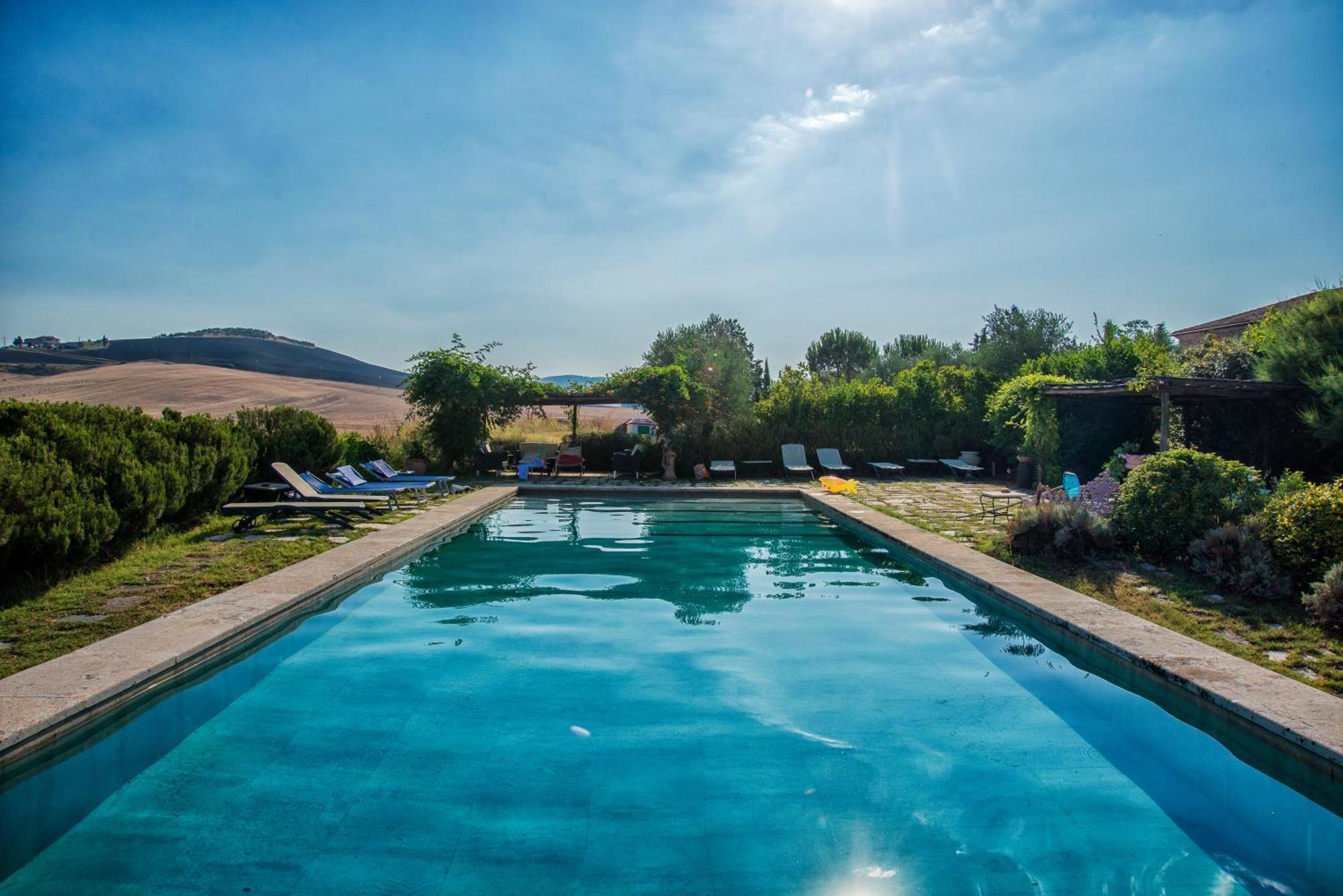 Agriturismo Le Sorbelle D'Orcia Con Piscina Pienza Exterior photo