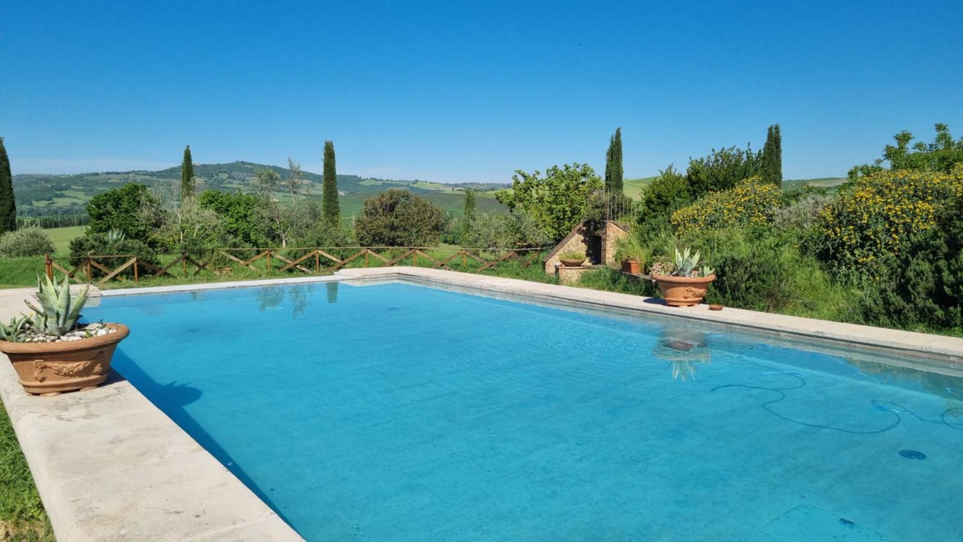 Agriturismo Le Sorbelle D'Orcia Con Piscina Pienza Exterior photo