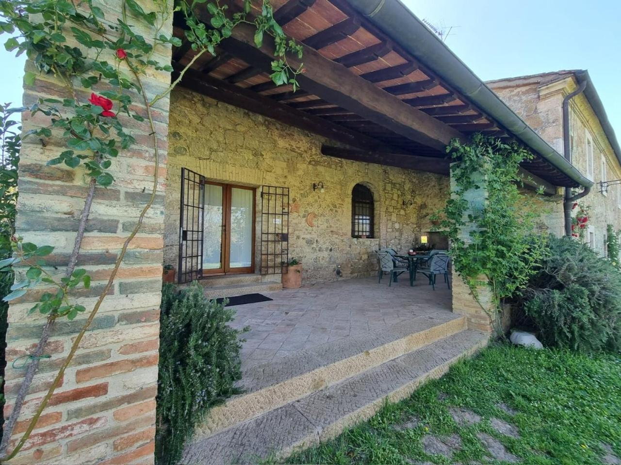 Agriturismo Le Sorbelle D'Orcia Con Piscina Pienza Exterior photo